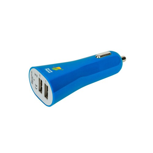 Ładowarka samochodowa USB niebieski V3293-11 (6)