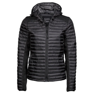 Kurtka Damska Dopasowana Outdoorowa Wodoodporna - Navy & Navy Melange