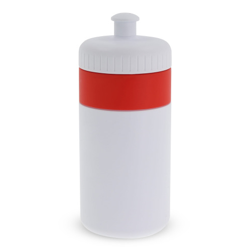Bidon Sportowy Z Obwódka 500ml Biały / czerwony LT98735-N0121 (3)
