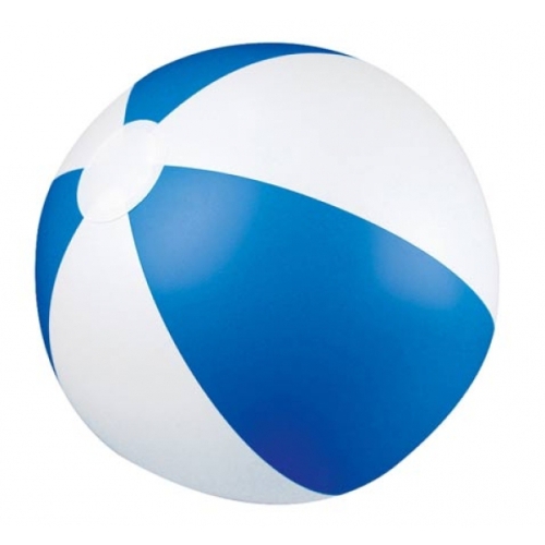 Piłka plażowa dwukolorowa KEY WEST niebieski 105104 (1)