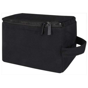 Organizer na przybory toaletowe z materiałów recyklingowanych Pack 500 g/m² Aware™  Czarny