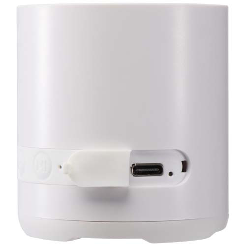 Hunor głośnik bezprzewodowy o mocy 3 W z tworzyw sztucznych pochodzących z recyklingu Biały 12445401 (7)