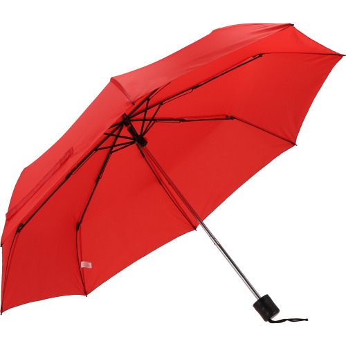 Parasol manualny rPET Ø98 cm NORTHAMPTON Czerwony 433605 (1)