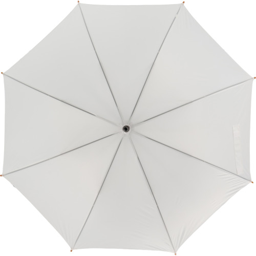Parasol automatyczny drewniany Ø105 cm NANCY Biały 513106 (2)