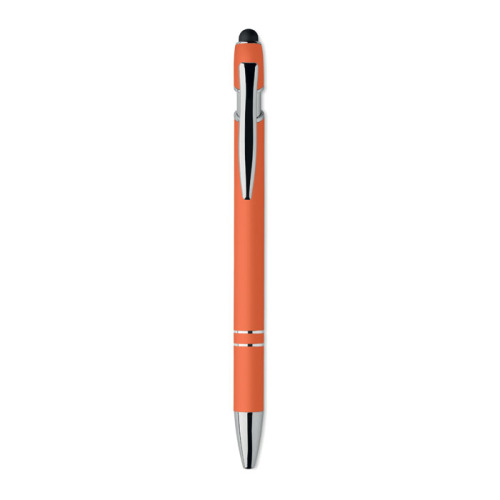 Długopis z rysikiem aluminium Pomaranczowy MO2798-10 (1)