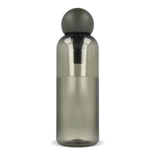 Sagaform Ture butelka na wodę 600 ml Transparentny / ciemnozielony LT52056-N0430 (1)