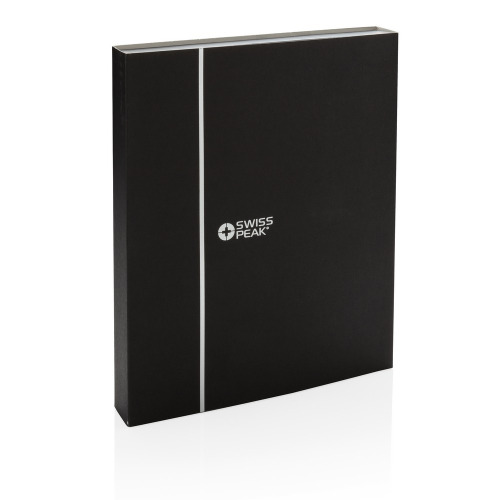 Notatnik Swiss Peak ok. A5, długopis Czarny P773.320 