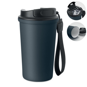 Kubek 400 ml stal recykling Francuski Granat