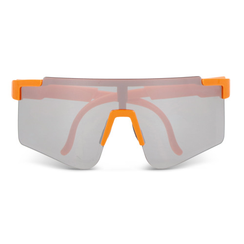Sportowe okulary przeciwsłoneczne Tom R-PC z lustrzanymi soczewkami UV400 Asortyment fluoru / pomarańczowy LT86730-N9926 (3)