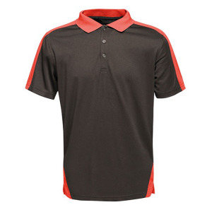 Koszulka Polo Męska Szybkoschnąca Poliestrowa - Navy & New Royal