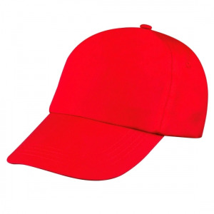 Czapka z daszkiem 5 paneli SANTA FE Czerwony
