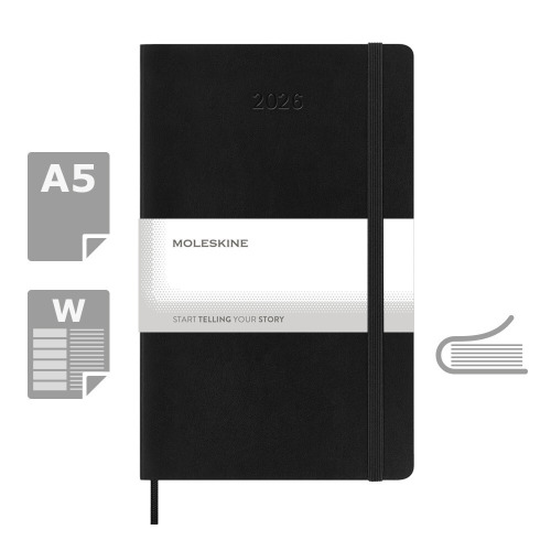 Kalendarz MOLESKINE Czarny VM398-03/2027 