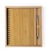 Bambusowy notatnik ok. A5, długopis brązowy V0207-16 (4) thumbnail