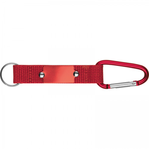Brelok z karabińczykiem PHYLLIS Czerwony 9116805 (4)