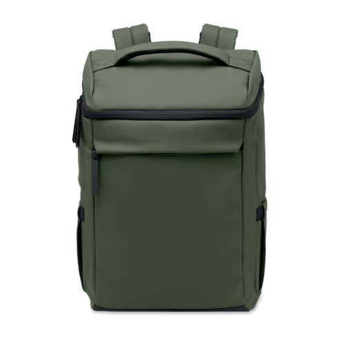 Plecak na laptopa 15" PU Ciemnozielony MO3122-60 (1)