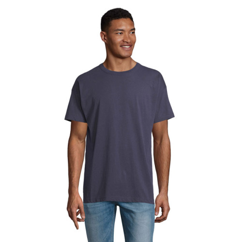 BOXY MEN T-SHIRT OVERSIZE French Navy S03806-FN-M 