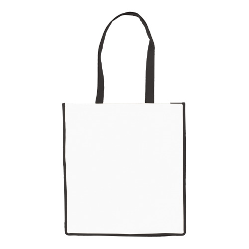 Torba non-woven 75g/m² Biały / czarny LT91479-N0102 (2)