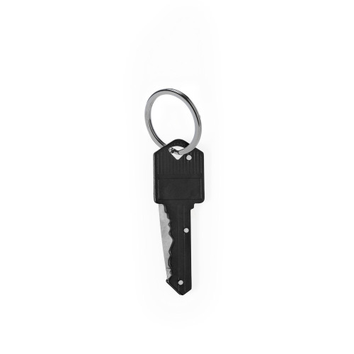 Brelok do kluczy, nóż składany, scyzoryk czarny V2099-03 (3)