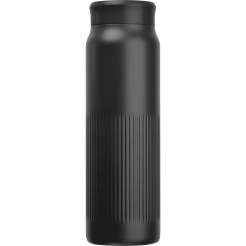 Butelka termiczna stalowa z recyklingu 700 ml TAZIO Czarny 8565103 (2)