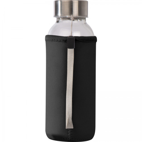 Butelka szklana z pokrowcem 300 ml LOTTE Czarny 6098503 (6)