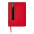 Zestaw upominkowy, notatnik A5 (kartki w linie), długopis czerwony V2717-05 (2) thumbnail