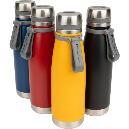 Butelka termiczna stalowa Pierre Cardin 650 ml Czarny B9000501IP303 (10)