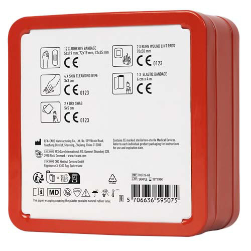 MyKit apteczka pierwszej pomocy w puszce Czerwony 1Z263121 (1)
