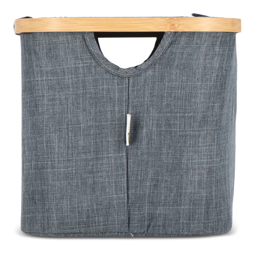 Składany kosz InSideOut z pokrywą Sogne 38 x 26 x 25cm rPET Ciemnoszary LT57103-N0060 (8)