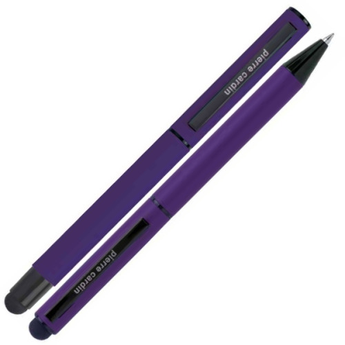 Zestaw piśmienny touch pen, soft touch CELEBRATION Pierre Cardin Fioletowy B0401004IP312 