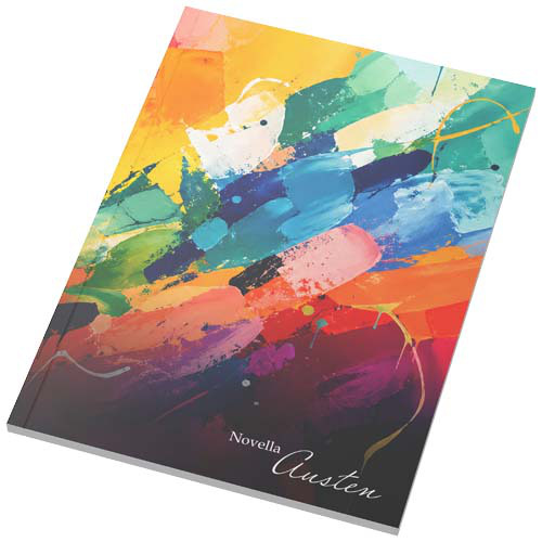 Notatnik A5 Novella Austen z miękką okładką, 50 kartek Biały 21088801 