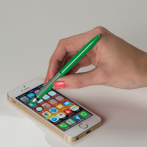 Długopis plastikowy touch pen NOTTINGHAM Zielony 045909 (5)