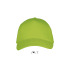 LONG BEACH Czapka 5 pan. Lime S00594-LM-M  thumbnail