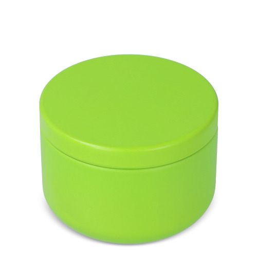 Bezzapachowa świeca roślinna Asana w puszce z recyklingu Jasnozielony LT90743-N0032 