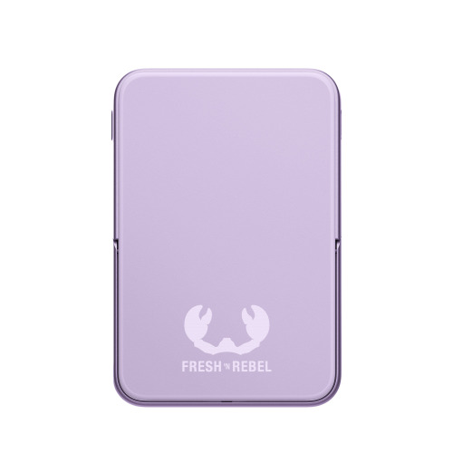 2PBM5000| Fresh 'n Rebel Compatible with MagSafe MagSafe Powerbank Wireless 5000mAh Liliowy LT49413-N0071 (5)