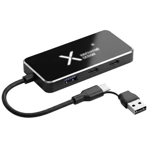 SCX.design H22 – hub USB 7 w 1 Czarny 1PX23790 (1)