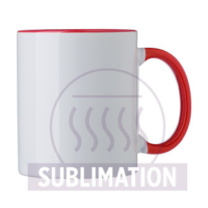 Kubek ceramiczny 300 ml Czerwony