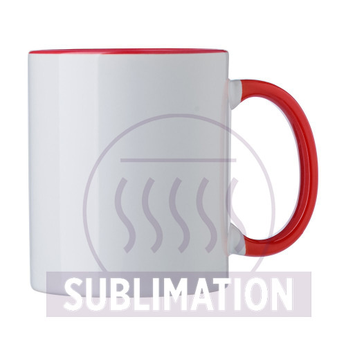 Kubek ceramiczny 300 ml Czerwony V6986-05 