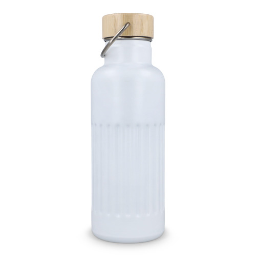 Butelka termiczna ze stali nierdzewnej pochodzącej z recyklingu, 500 ml Biały LT98699-N0001 (4)