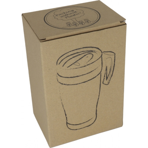 Kubek termiczny plastikowy FORT WORTH 400 ml Szary 561007 (4)