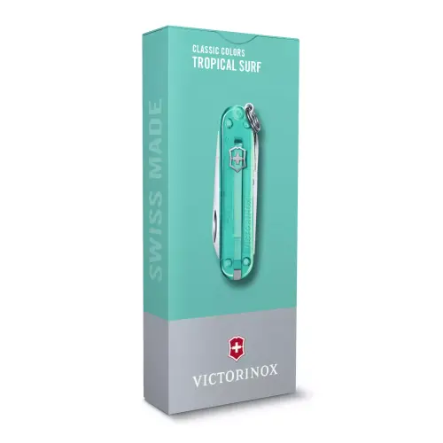 Scyzoryk Classic SD transparentny Victorinox Turkusowy 06223T24G14 (3)