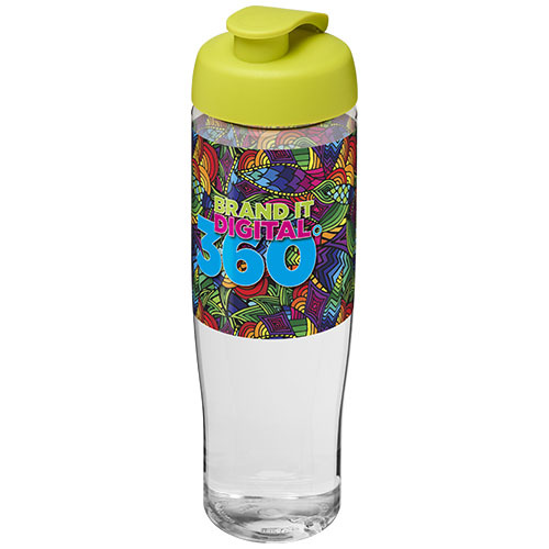 Bidon H2O Tempo® o pojemności 700 ml z wieczkiem zaciskowym Przezroczysty 21004004 (1)