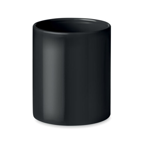 Kolorowy kubek ceramiczny czarny MO6208-03 (1)