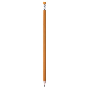 Ołówek, gumka pomarańczowy