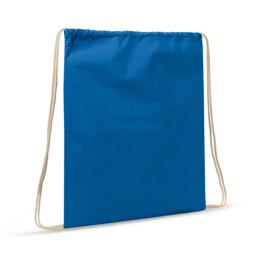 Worek plecak bawełniany OEKO-TEX® 35x45cm Niebieski LT95205-N0011 