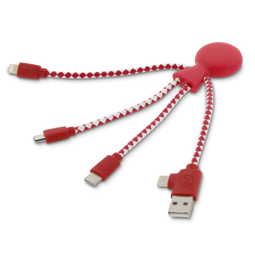 2081 | Xoopar Mr. Bio Charging cable Czerwony LT41004-N0021 (8)