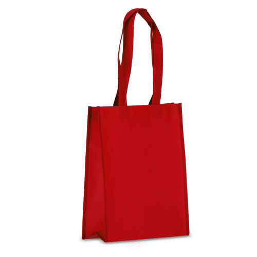 R-PET Torba transportowa laminowana włóknina 24 x 11 x 30cm 105g/m² Czerwony LT91330-N0021 