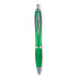 Długopis z miękkim uchwytem przezroczysty zielony KC3314-24  thumbnail