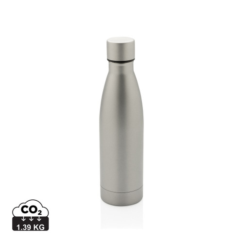 Butelka termiczna 500 ml, stal nierdzewna z recyklingu Szary P433.272 (9)