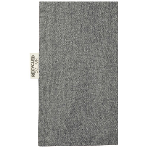 Pheebs modna torba na zakupy o pojemności 7 l z bawełny z recyklingu o gramaturze 150 g/m² Czarny melanż 12064190 (6)