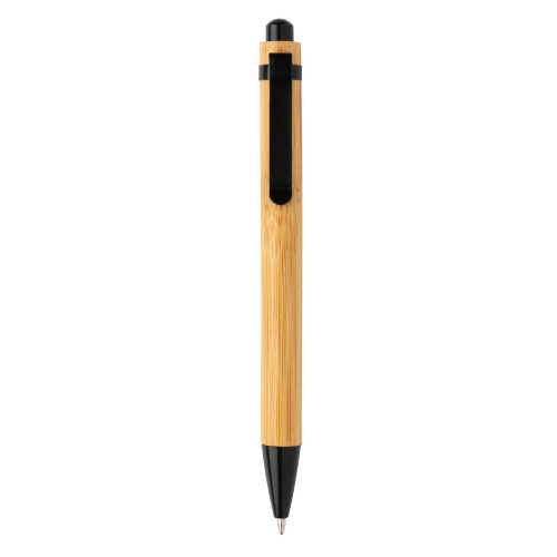 Bambusowy długopis Czarny P610.321 (4)